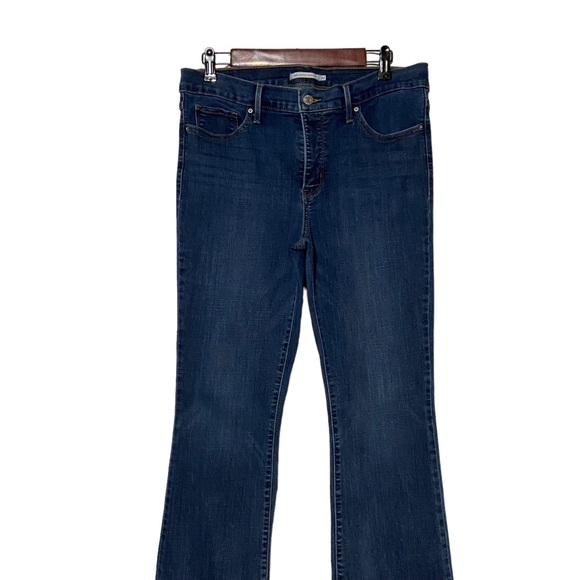 Levi’s 315 Shaping Boot Cut Dark Wash Jeans Blue - Picture 2 of 16